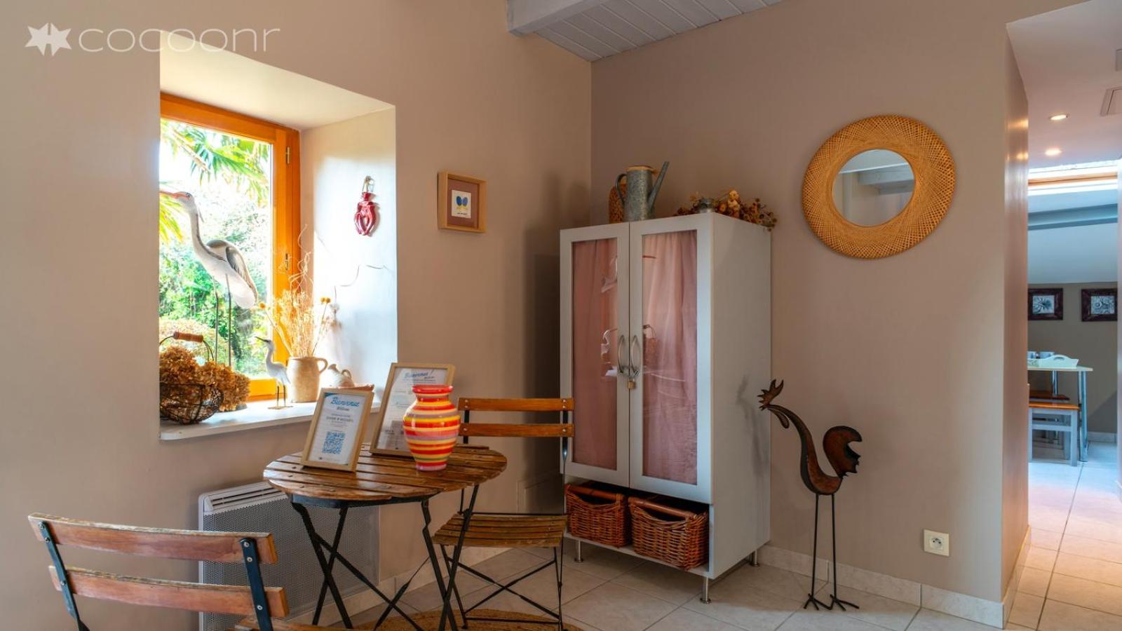 La Libellule - Charmante Maison Avec Jardin A Séné Exteriör bild